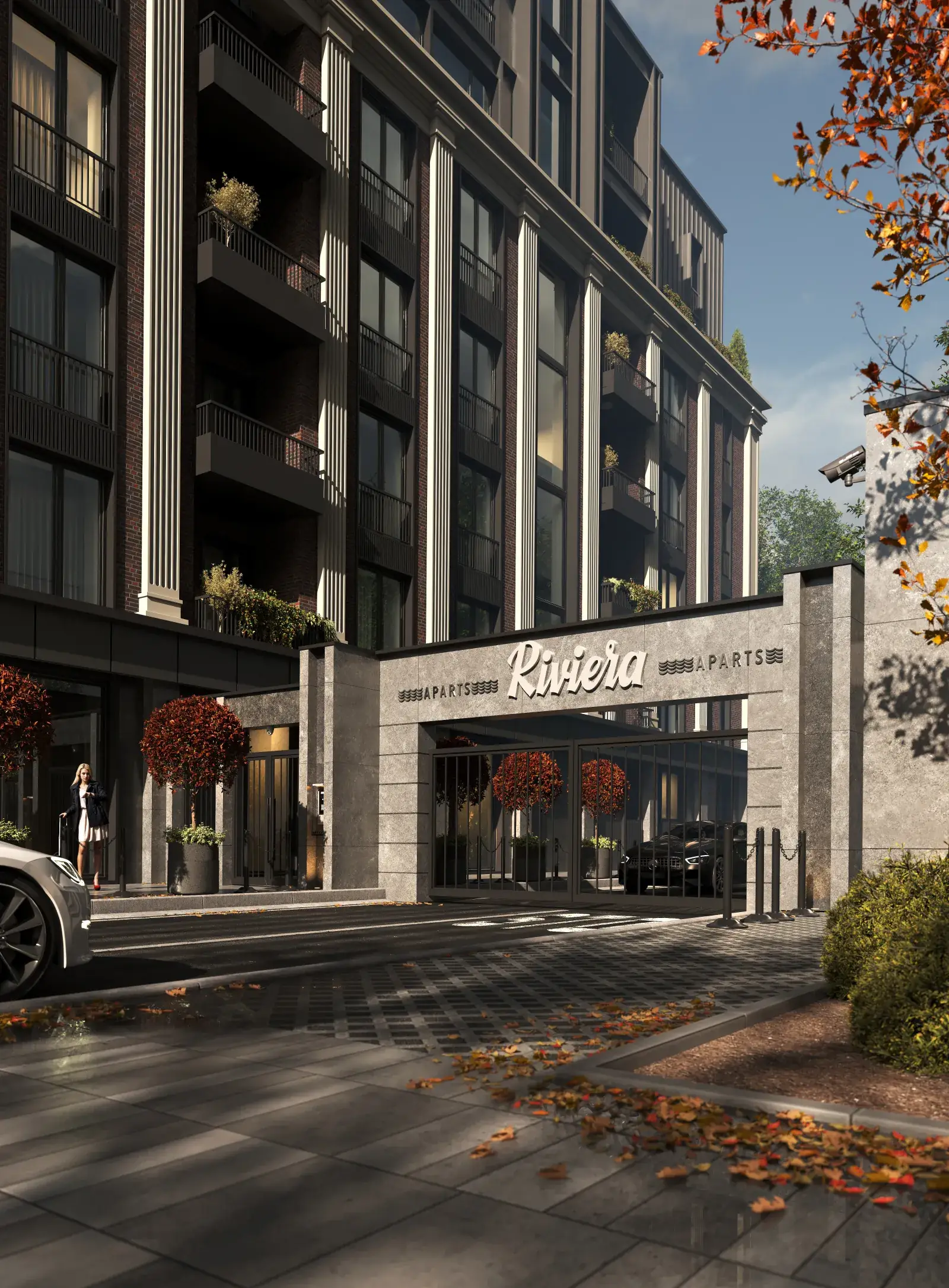 Ексклюзивна локація Riviera Aparts — вхід